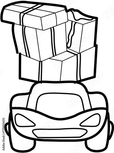 homecoming cars box luggage ied tradition
