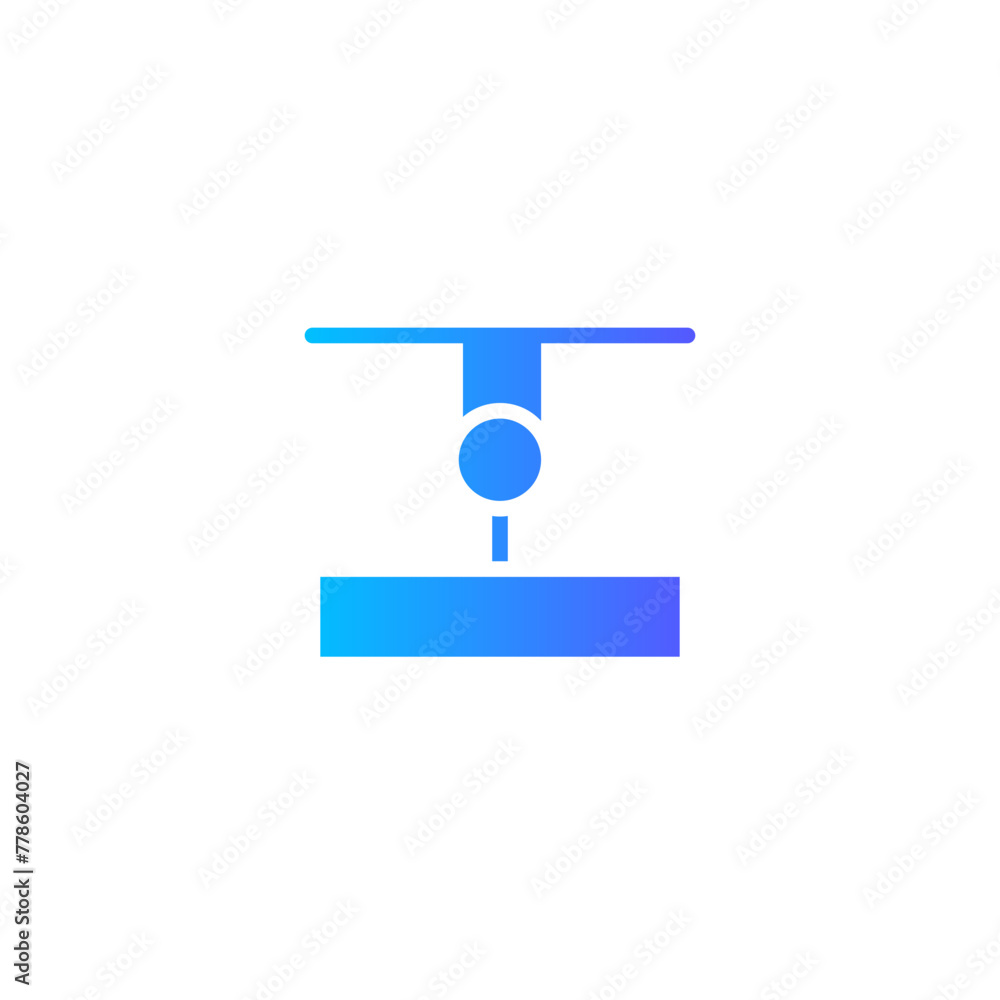 Obraz premium crane gradient icon