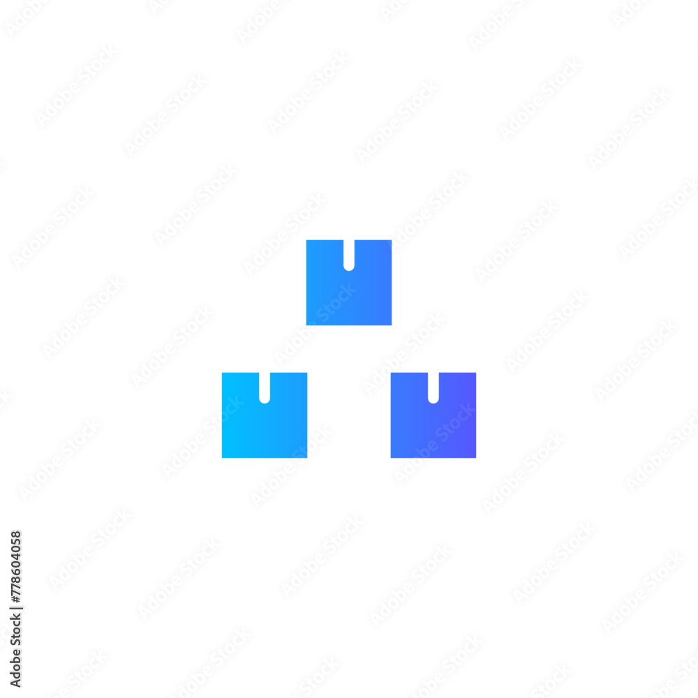 packages gradient icon packages gradient icon