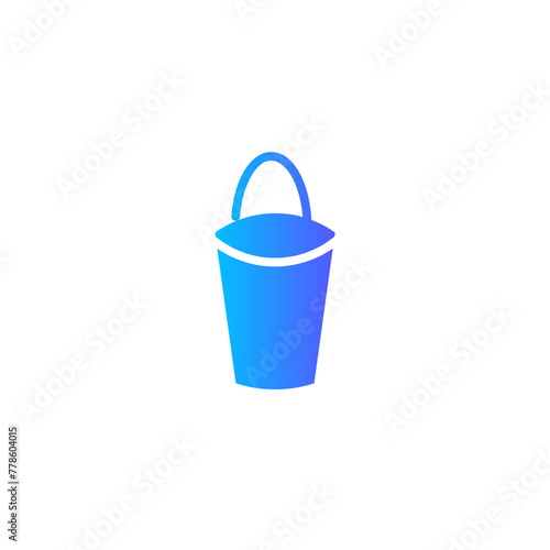 bucket gradient icon