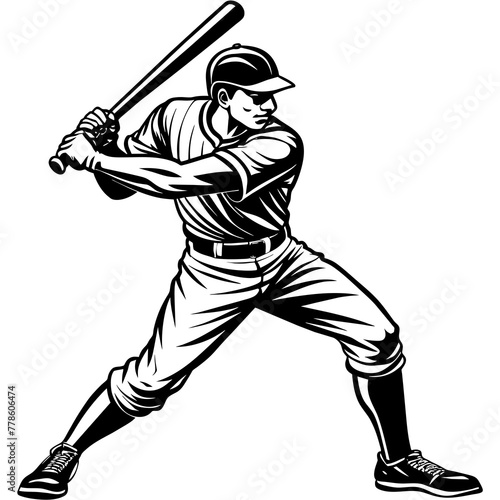 baseball player silhouette vector illustration,Ball,bat,baseball player characters,Holiday t shirt,Hand drawn trendy Vector illustration,player svg face,dragon on black background