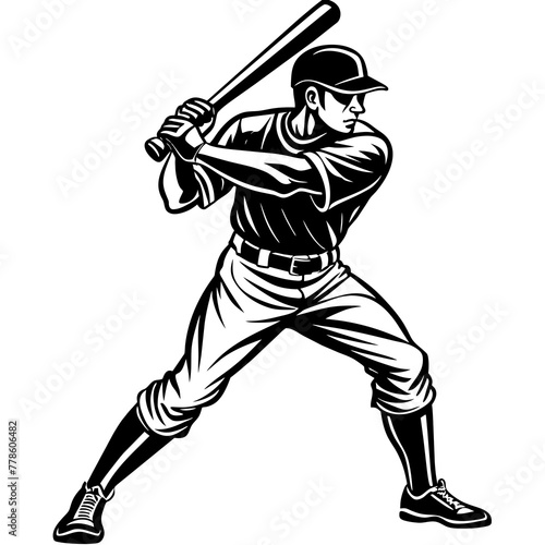baseball player silhouette vector illustration,Ball,bat,baseball player characters,Holiday t shirt,Hand drawn trendy Vector illustration,player svg face,dragon on black background