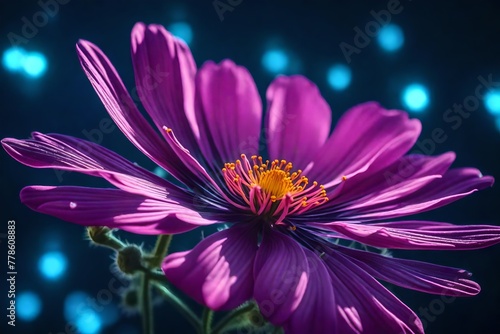 purple and yellow flower