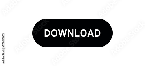 download button isolated on a white background