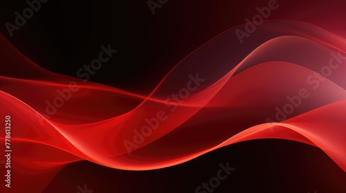 velvet waves in gradient of red