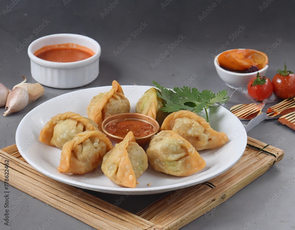 traditional food dumpling momos
