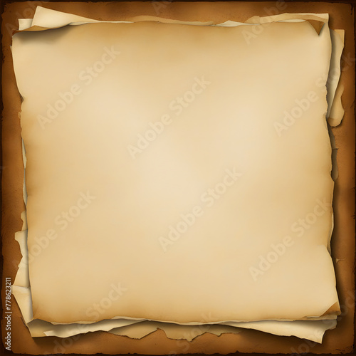 Wallpaper Mural Grunge textured vintage page old paper with burnt edges Torontodigital.ca