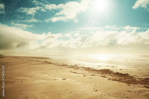 Ocean Beach In The Summer Sun