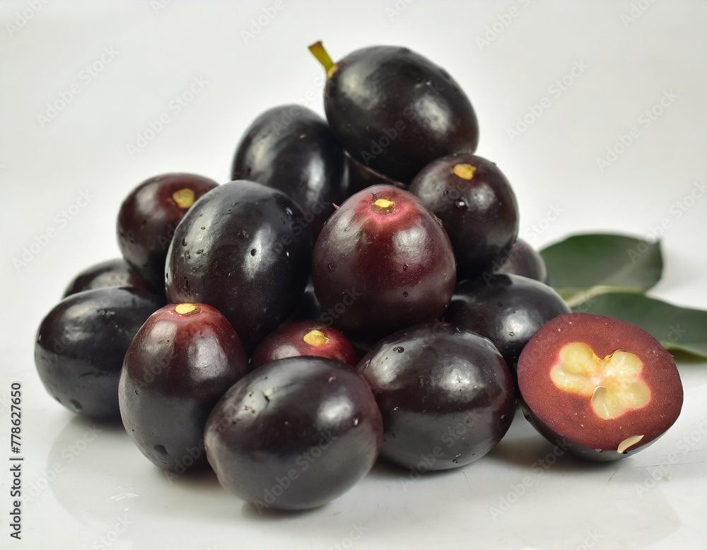 Fresh Jamun fruits Fresh Jamun fruits