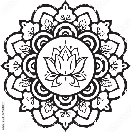 Beautiful mandala art, vector mandala design