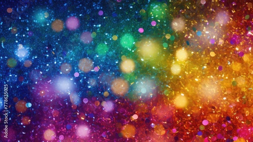 colorful rainbow glitter texture background
