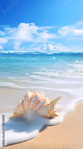Beautiful shell background © ma