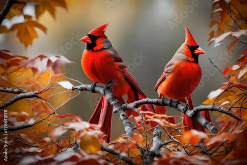 cardinal in autumn © Rizwan