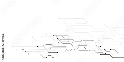 Abstract background electronic printed circuit board, with dot and connection line.