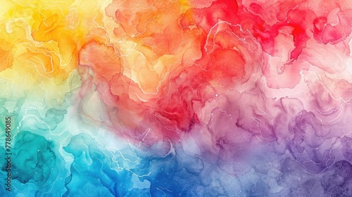 Abstract soft blend watercolor of rainbow pattern. Quotes and presentation types based background design. It is suitable for wallpaper, quotes, website, opening presentation, personal profile
