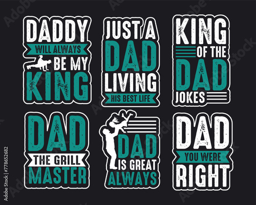 father's day t-shirt design bundle.
