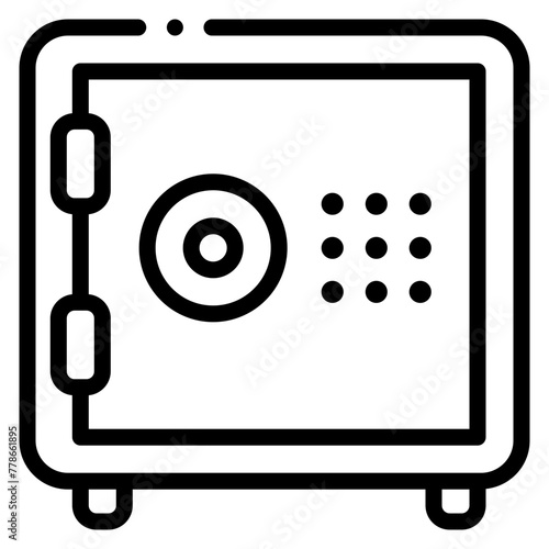 safe deposit box icon