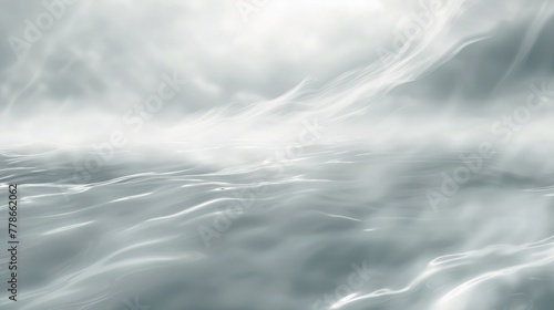 Light Sky Cloud Water Blurry White Wallpaper. Smooth Wavy Gray Curve Cloudy Gradient Mesh,Monochrom Weather Grey Liquid Pastel Gradient Backdrop. Silver Metal Fluid Smog Flow Smoke Blurry Texture. photo