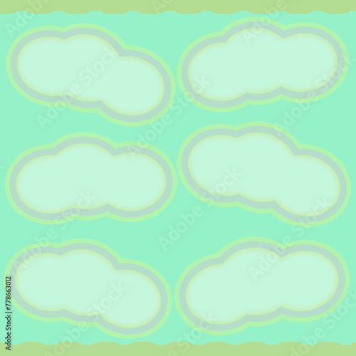 Speech bubbles and text boxes illustration background