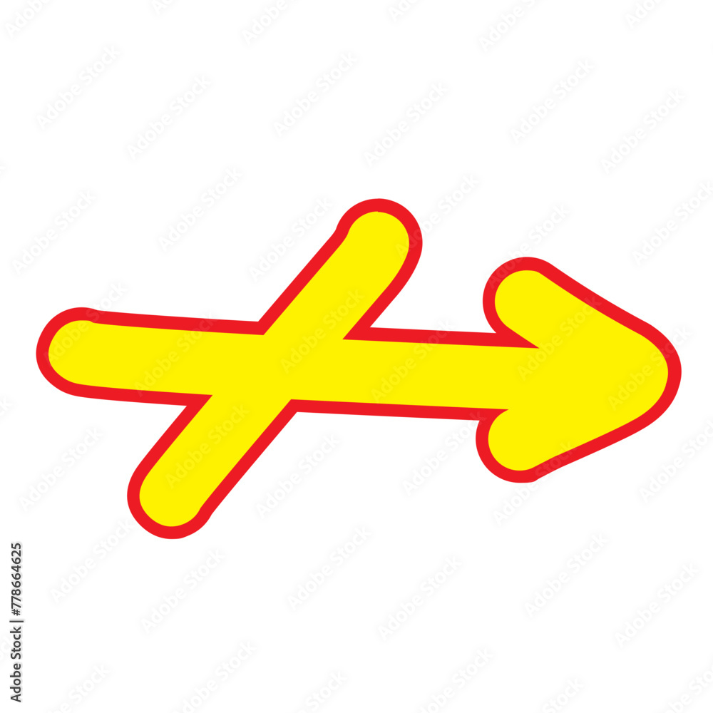 Arrow Icon set Doodlle Illustration Arrow Icon set Doodlle Illustration