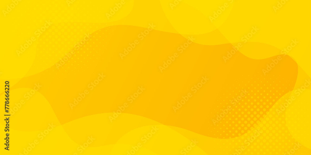 Bright yellow dynamic abstract background with liquid wave shapes. Modern wallpapers with halftone. Suitable for templates, banners, cards, sales, events, ads, web and pages Bright yellow dynamic abstract background with liquid wave shapes. Modern wallpapers with halftone. Suitable for templates, banners, cards, sales, events, ads, web and pages