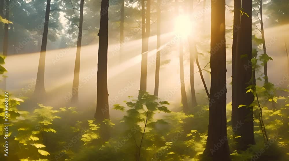 A Serene Forest Path A Serene Forest Path