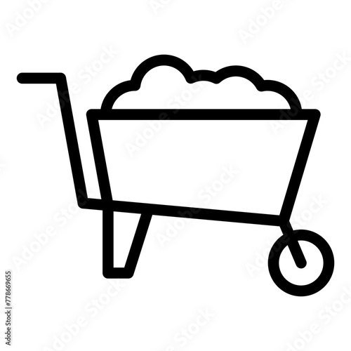wheelbarrow icon 