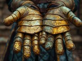 Gloves of the alchemist transforming anything they touch into gold