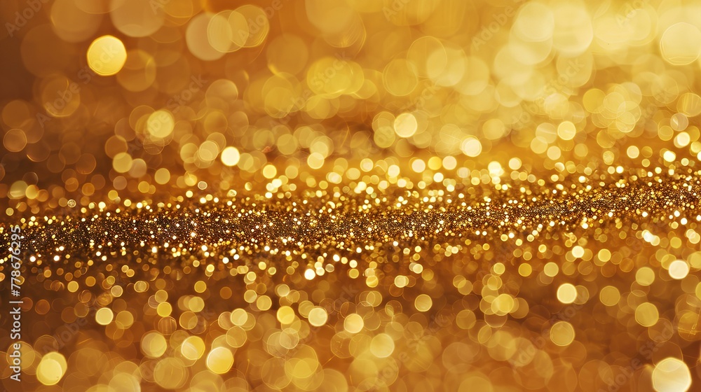 Golden glitter with stars background Golden glitter with stars background
