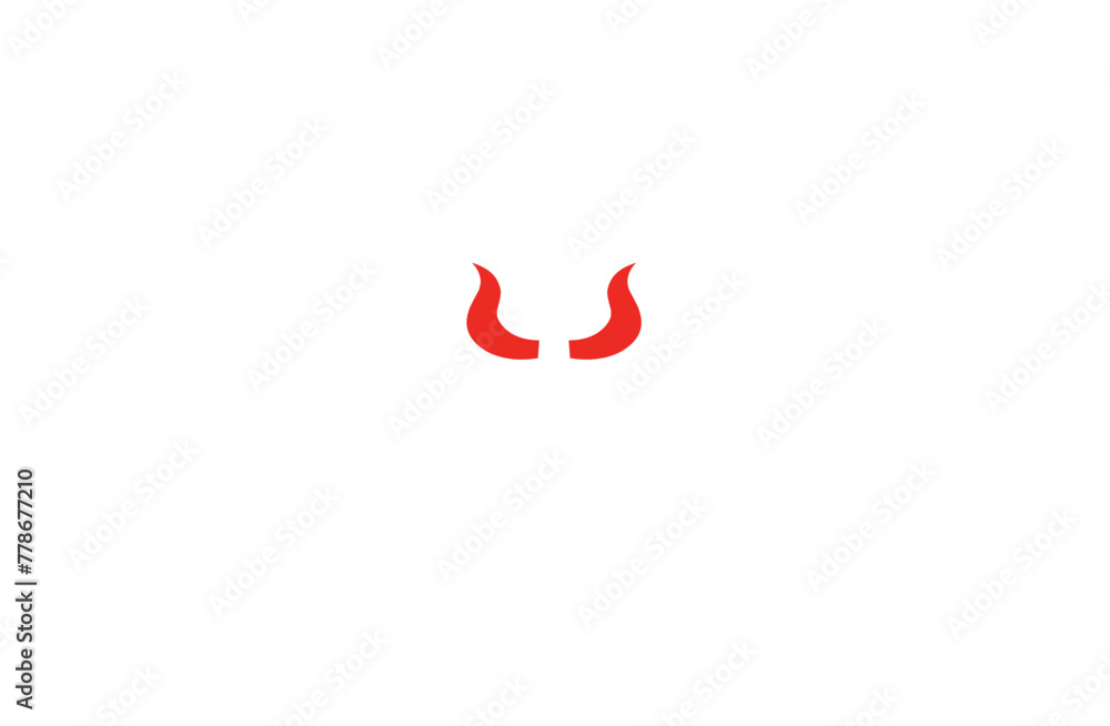Obraz premium Devil horns icon