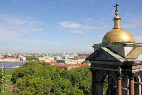 12 05 2023 St. Petersburg Russia. St. Petersburg is located in the north-west of the country on the coast of the Gulf of Finland at the mouth of the Neva River. photo