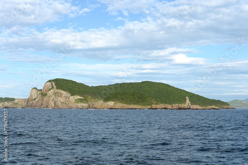 Pakhtusov Islands in the Amur Bay of the Sea of Japan