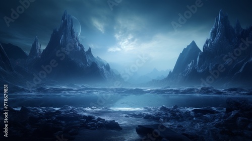 Fantasy landscape inspired by Norse mythology © JH45