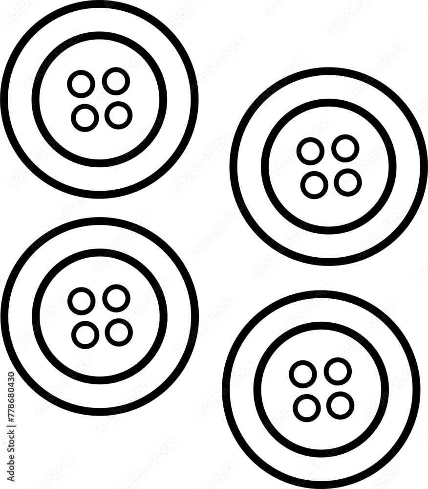 Button Outline Icon