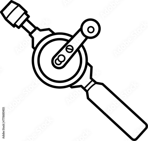 Hand Drill Outline Icon