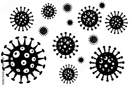 emoji-of virus-vector illustration 