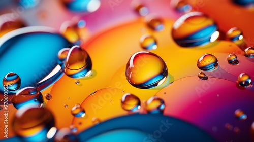 Abstract background of liquid drops 
