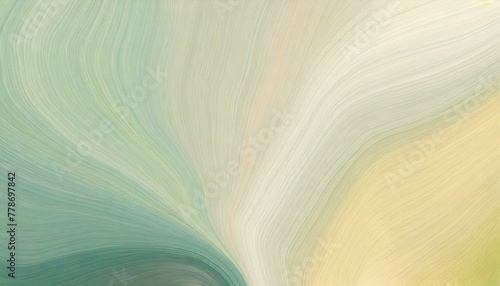 horizontal colorful abstract wave background with light sea green pastel gray and golden rod colors can be used as texture background or wallpaper