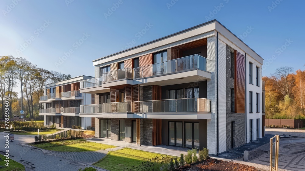 Modern residential complex Modern residential complex