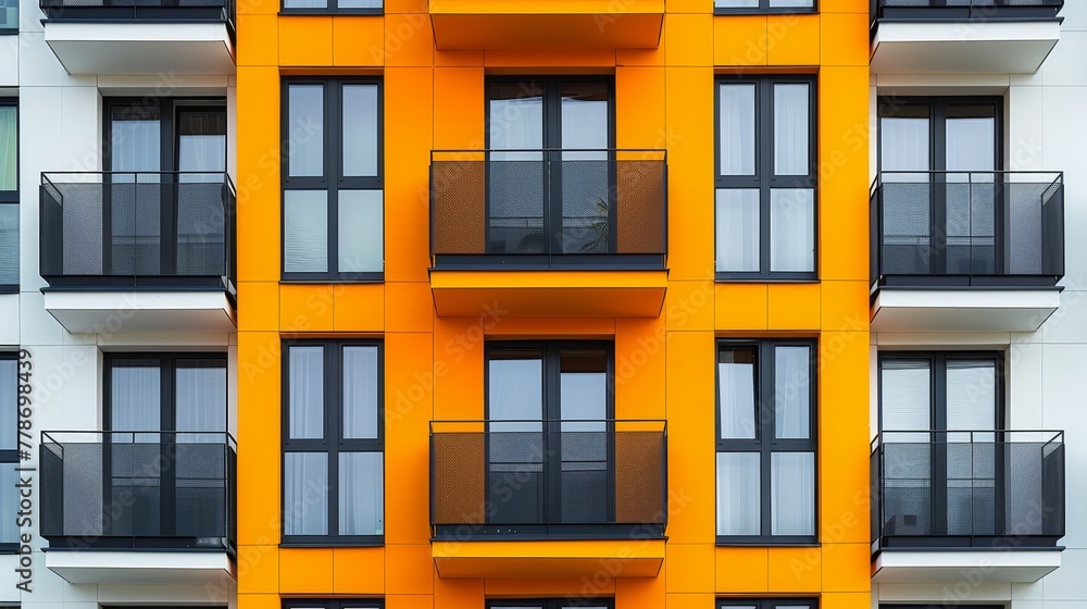 Obraz premium Modern residential complex 