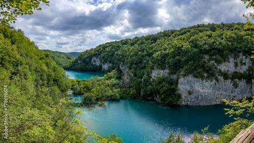 Beautiful landscape in the Plitvice Lakes National Park in Croatia © Ivan