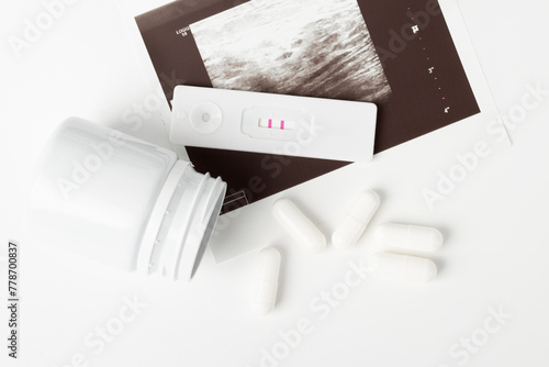 Abortion tablets, medication choice, woman's reproductive health, oral pills photo