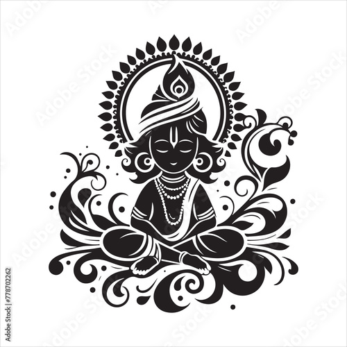 shri krishna vector