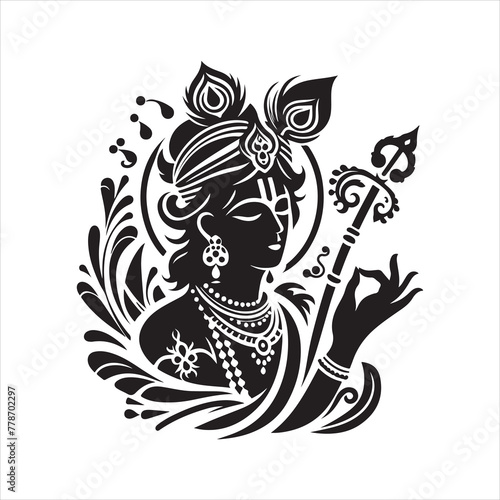 shri krishna vector