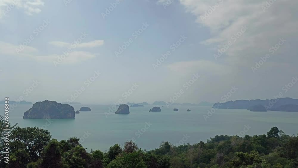 tropical island sea ocean view. Summer seascape in Thailand. tropical island sea ocean view. Summer seascape in Thailand.