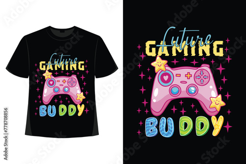 Gamer T-shirt Design Gaming Apparel 