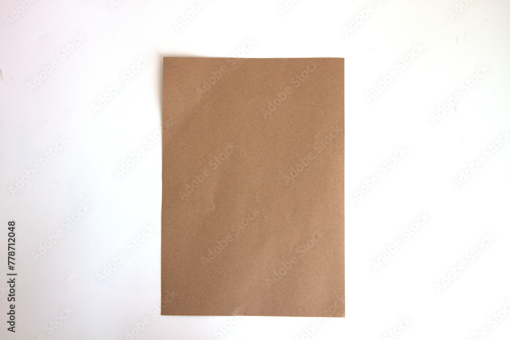 Fototapeta premium paper vintage on white background