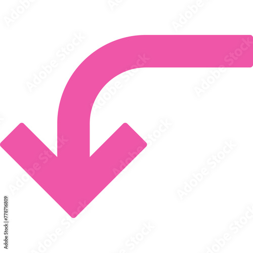 Turn Down Icon
