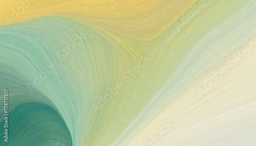 horizontal colorful abstract wave background with light sea green pastel gray and golden rod colors can be used as texture background or wallpaper