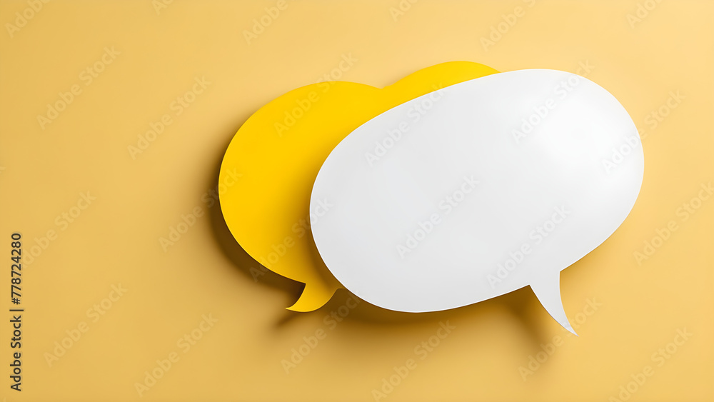 mockup the blank yellow speech bubble on a black background for your text. bubble on black. Comment icon. Feedback message. Online communication. information announcement for small business discount s mockup the blank yellow speech bubble on a black background for your text. bubble on black. Comment icon. Feedback message. Online communication. information announcement for small business discount s